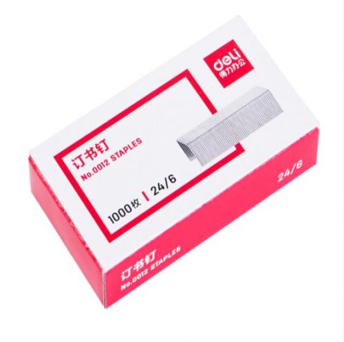 得力(deli)0012高强度订书钉 12#订书针 办公用品10盒装