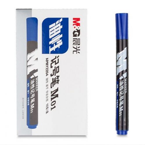 晨光（M&G）APMY2204记号笔油性笔马克笔大头勾线笔油性记号笔10支装