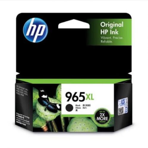 惠普 3JA83AA 墨盒 965XL 黑色 1600页 适用HP OfficeJet Pro 9010/9019/9020