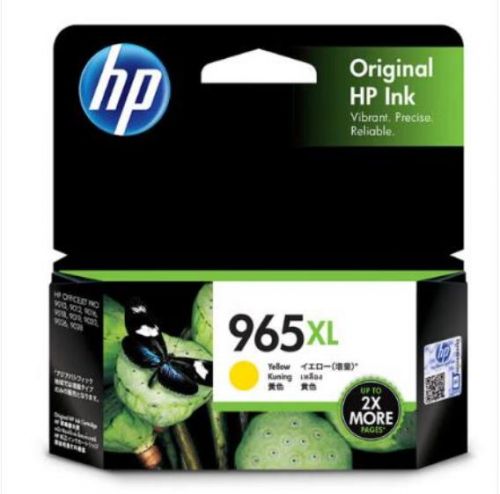 惠普 3JA83AA 墨盒 965XL 黄色 1600页 适用HP OfficeJet Pro 9010/9019/9020
