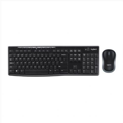 罗技 Logitech 无线键鼠套装 MK270 带2.4G接收器-USB (黑色)